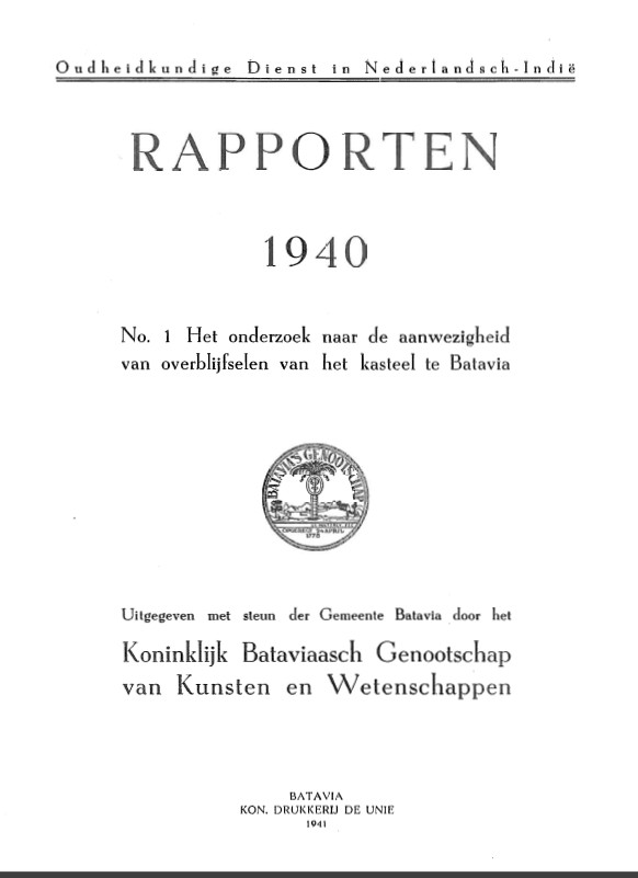 Rapporten 1940 nr.1 Kasteel Batavia