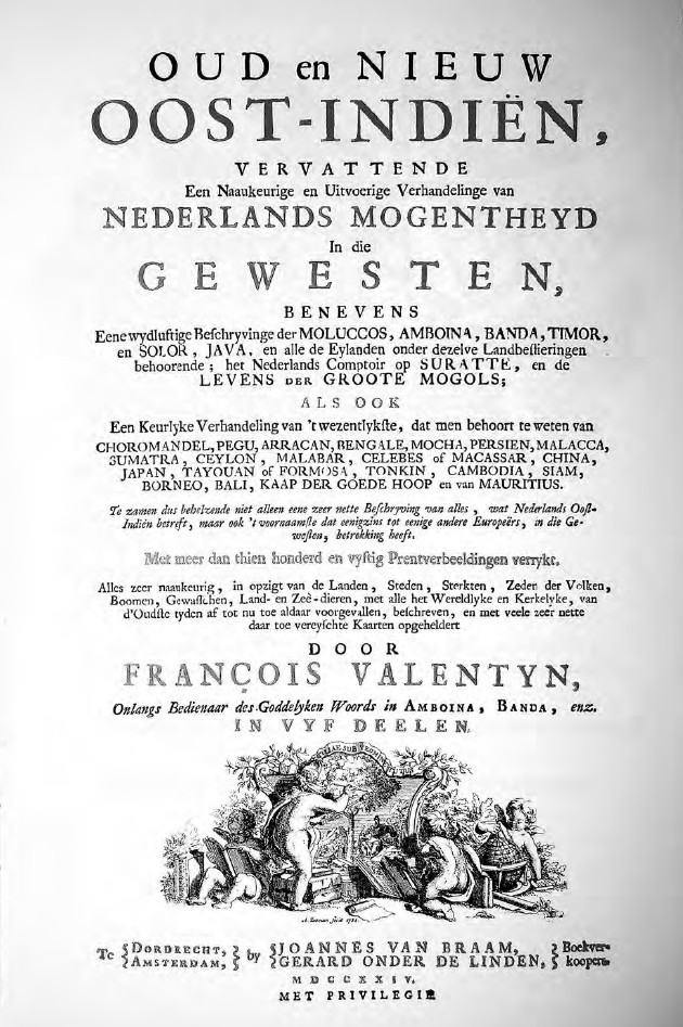 Valentijn - Beschrijving van Oost-Indiën