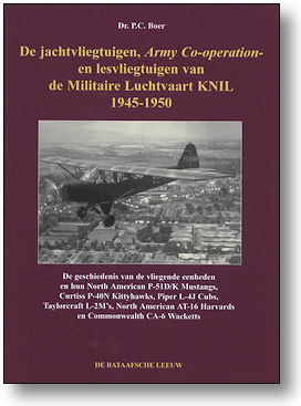 Omslagafbeelding De jachtvliegtuigen, Army Cooperation- en lesvliegtuigen van de Militaire Luchtvaart KNIL 1945-1950
